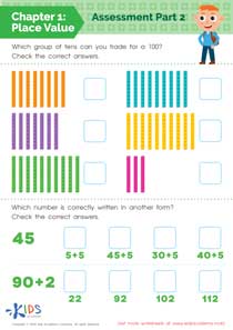 Chapter 2 Worksheet: Free Place Value Printable for Kids